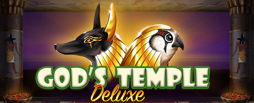 Gods Temple fans can rejoice that the game is back, and this time it is bigger and better than ever. And it's not just the graphics, sound, and gameplay that will blow your mind, the huge Payouts will too!