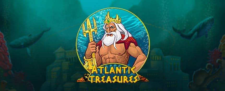 Dive as deep as you can seeking for treasures in the lost city of Atlantis. Beware of the mighty Octopus' deadly ink on the treasure hunt bonus game. Call upon King of Atlantis' force to help you in your quest for gold