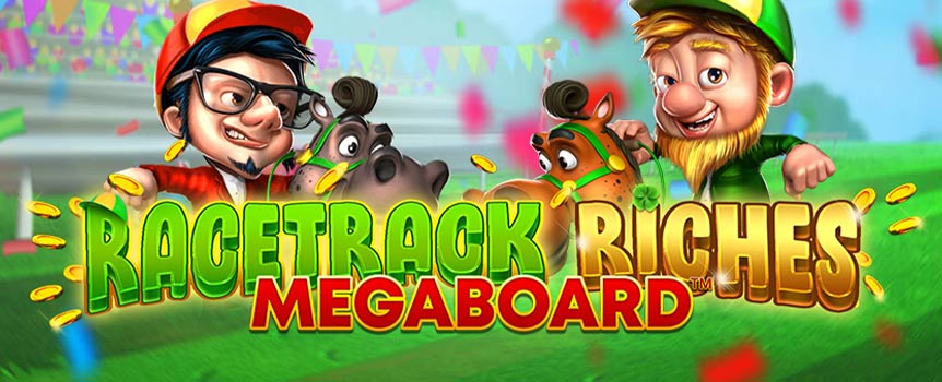 Join our jovial jockey in time for the Cheltenham Festival and St Patrick’s Day on this racing-inspired slot, the first iSoftBet title to feature our unique MEGABOARD bonus round.